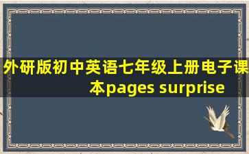 外研版初中英语七年级上册电子课本pages surprise